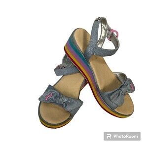 Juicy Couture Womens Girls Size 5M Sandal Rainbow Pride Adjustable Strap Rck